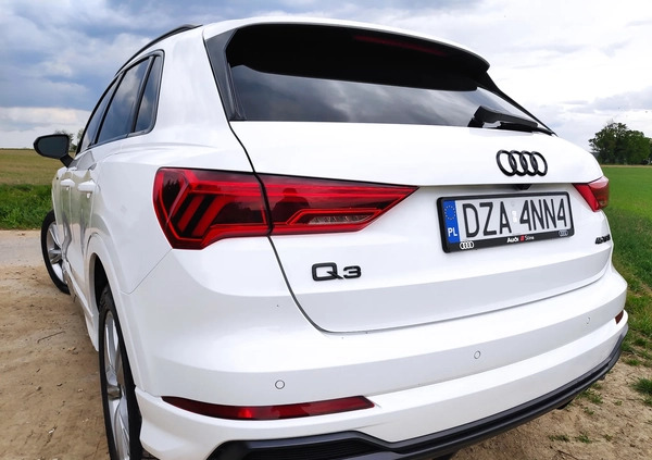 Audi Q3 cena 147500 przebieg: 45000, rok produkcji 2021 z Jutrosin małe 781